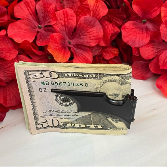Black Batman Stainless Steel Magnetic Money Clip - Picture 14 of 16